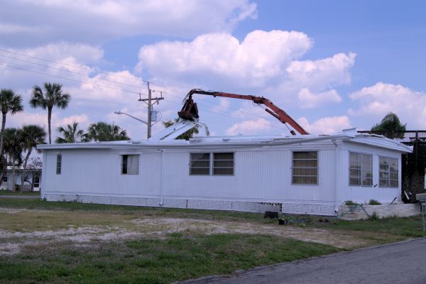 Mobile Home Demolition in Carrollton