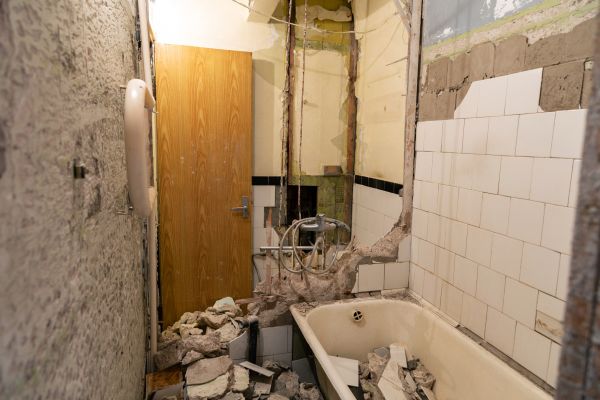 Shower Tile Demolition in Carrollton