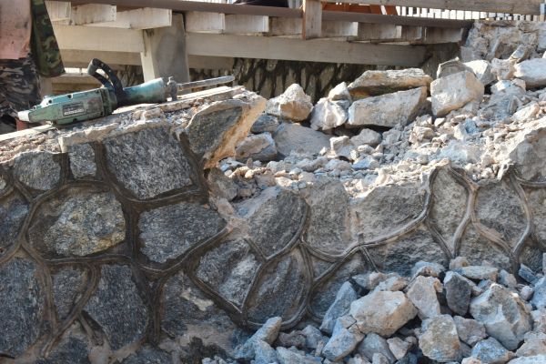 Retaining Wall Demolition in Carrollton